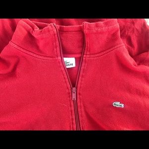 Red Lacoste Pullover